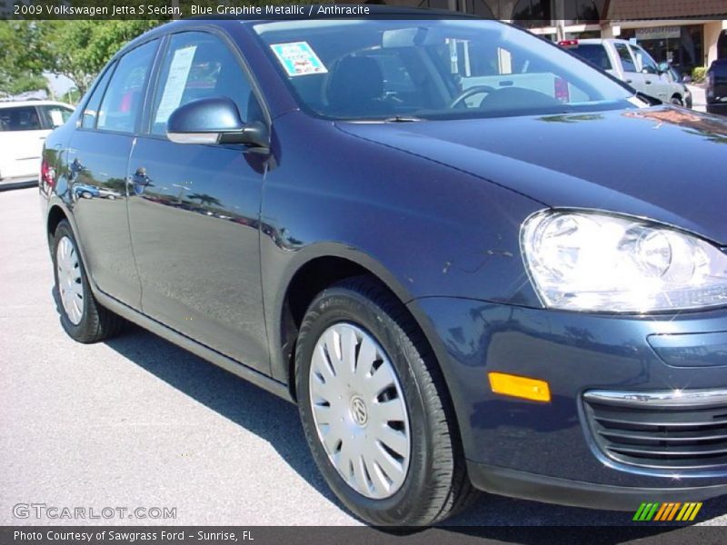 Blue Graphite Metallic / Anthracite 2009 Volkswagen Jetta S Sedan