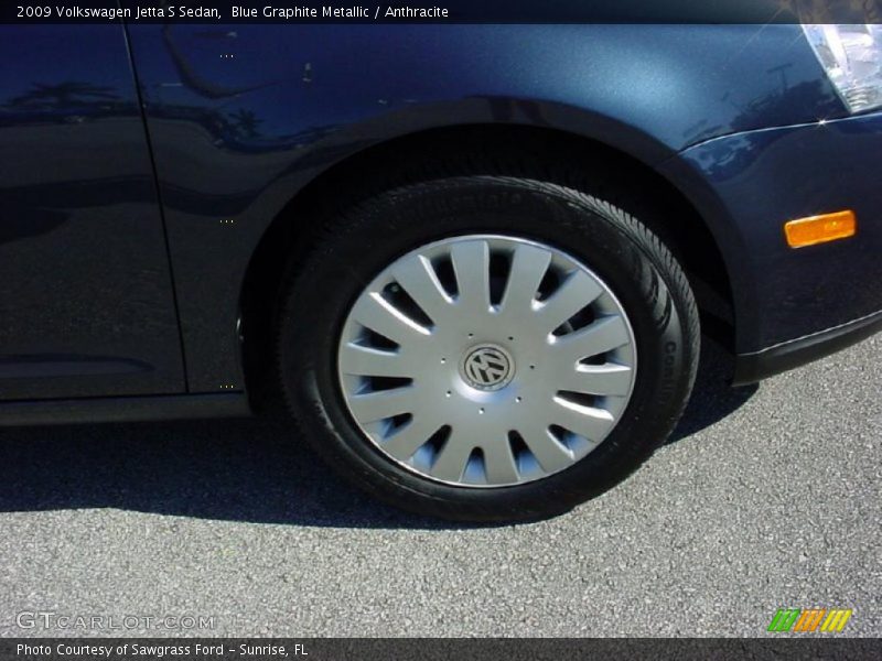 Blue Graphite Metallic / Anthracite 2009 Volkswagen Jetta S Sedan
