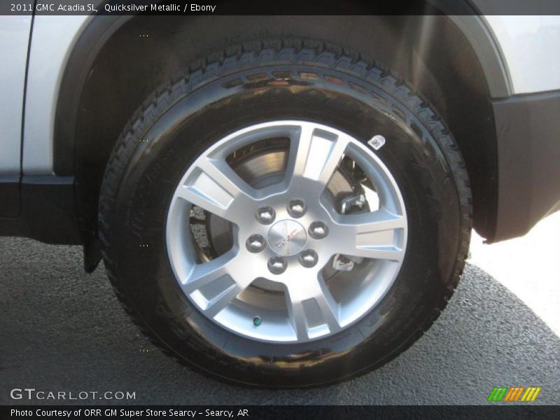 Quicksilver Metallic / Ebony 2011 GMC Acadia SL