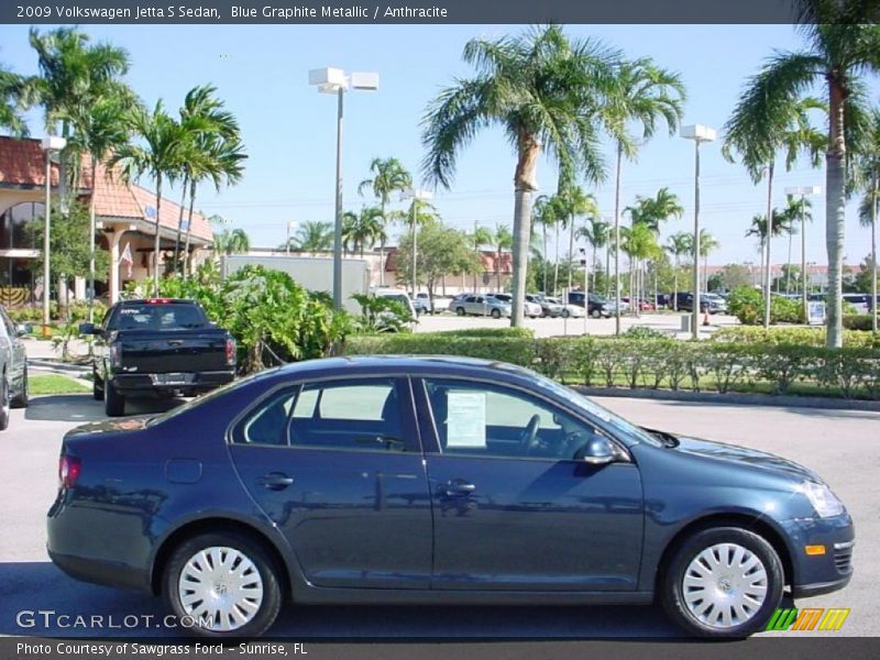 Blue Graphite Metallic / Anthracite 2009 Volkswagen Jetta S Sedan