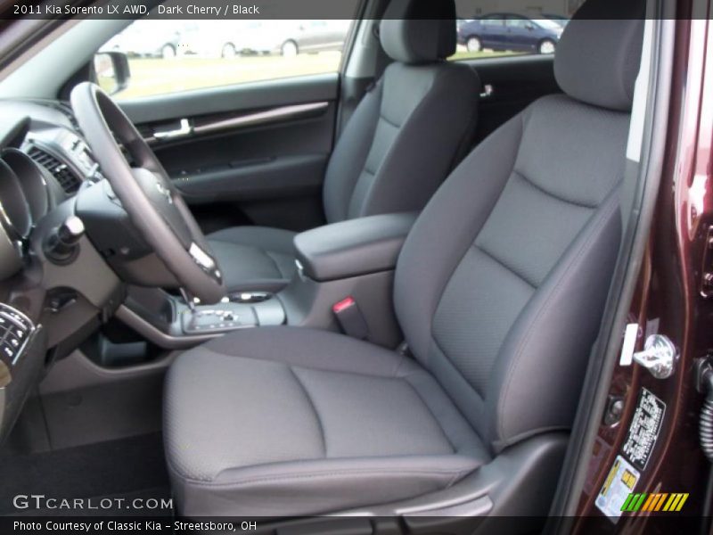  2011 Sorento LX AWD Black Interior