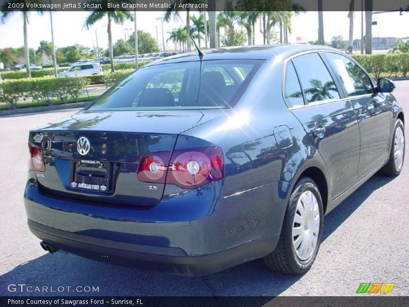 Blue Graphite Metallic / Anthracite 2009 Volkswagen Jetta S Sedan