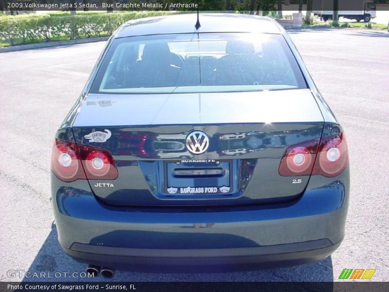 Blue Graphite Metallic / Anthracite 2009 Volkswagen Jetta S Sedan