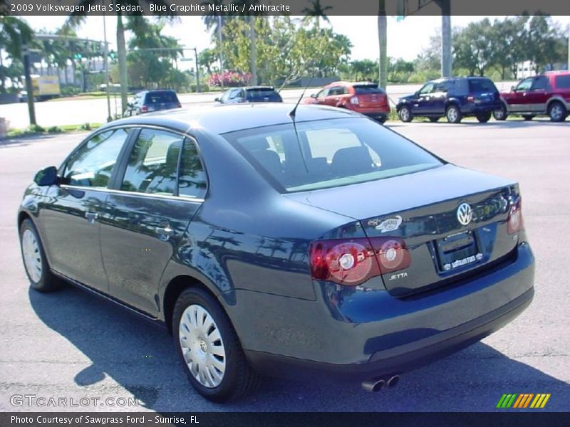 Blue Graphite Metallic / Anthracite 2009 Volkswagen Jetta S Sedan