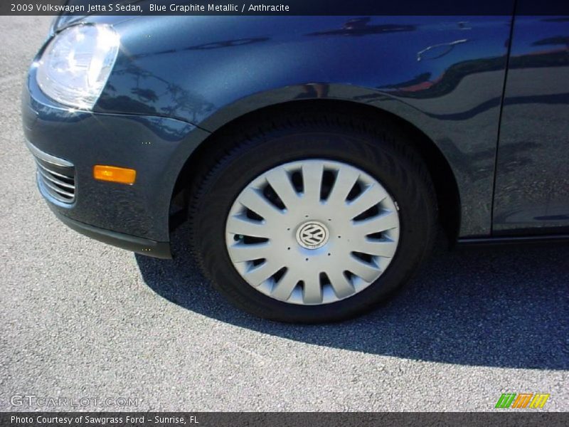 Blue Graphite Metallic / Anthracite 2009 Volkswagen Jetta S Sedan