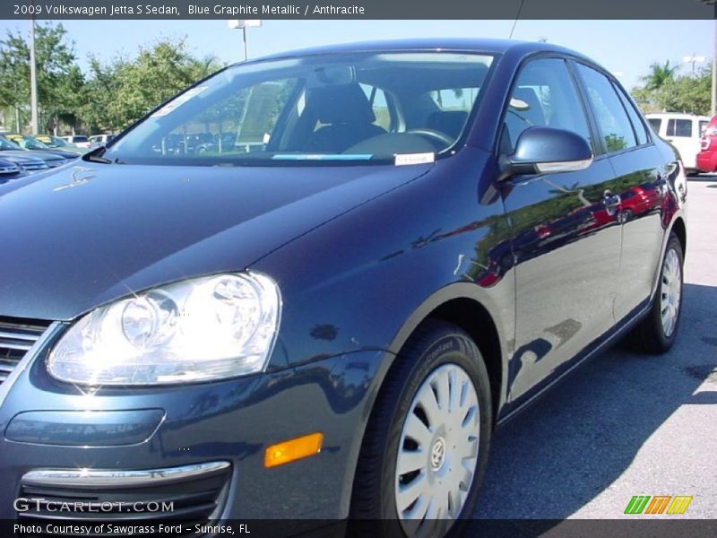 Blue Graphite Metallic / Anthracite 2009 Volkswagen Jetta S Sedan