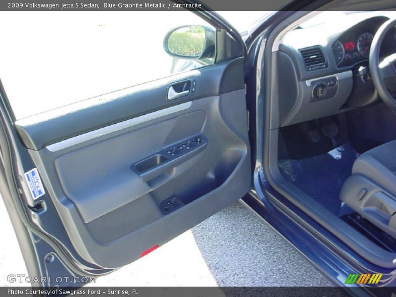 Blue Graphite Metallic / Anthracite 2009 Volkswagen Jetta S Sedan