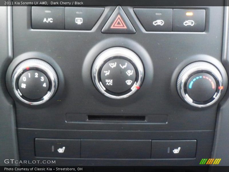 Controls of 2011 Sorento LX AWD