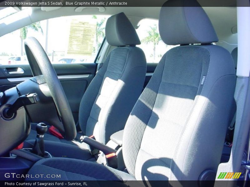 Blue Graphite Metallic / Anthracite 2009 Volkswagen Jetta S Sedan