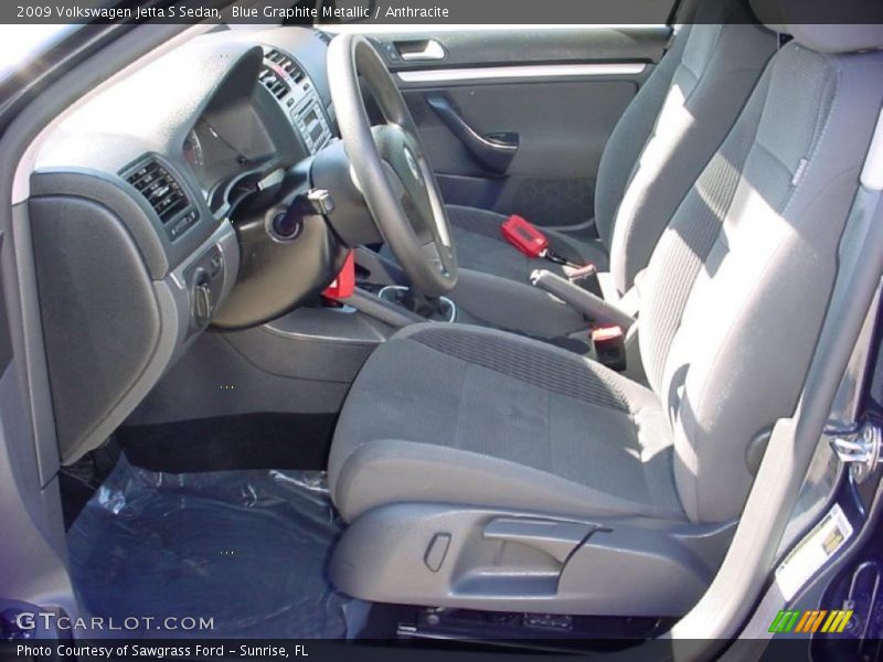 Blue Graphite Metallic / Anthracite 2009 Volkswagen Jetta S Sedan
