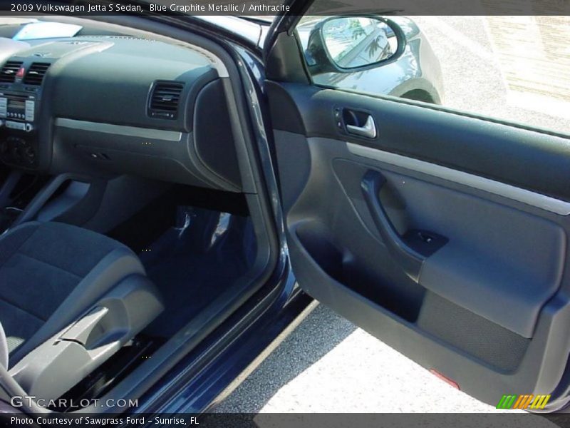Blue Graphite Metallic / Anthracite 2009 Volkswagen Jetta S Sedan