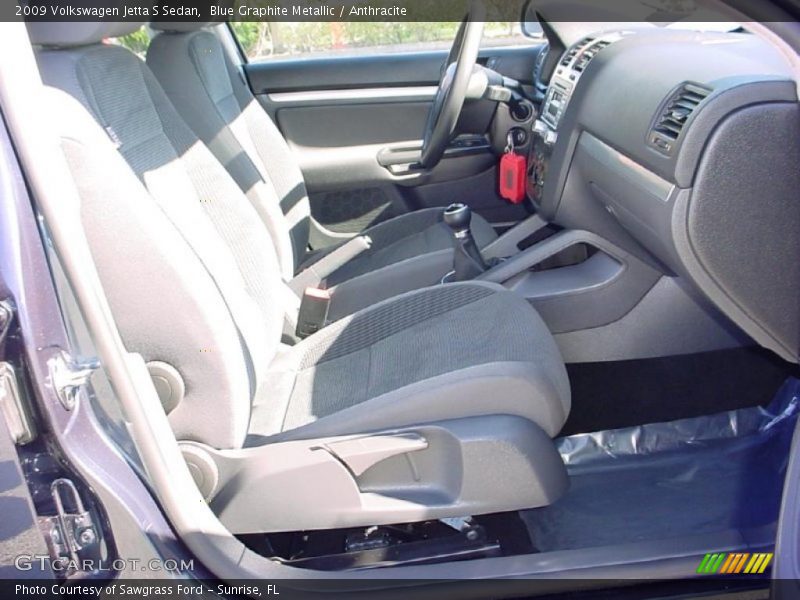 Blue Graphite Metallic / Anthracite 2009 Volkswagen Jetta S Sedan