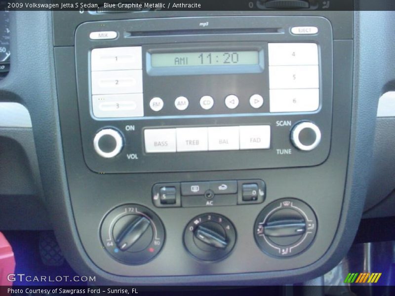 Blue Graphite Metallic / Anthracite 2009 Volkswagen Jetta S Sedan