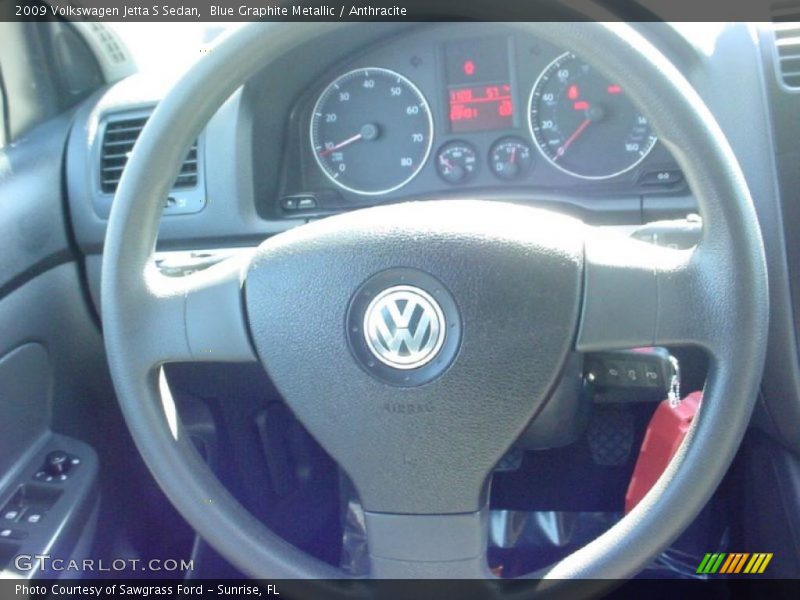 Blue Graphite Metallic / Anthracite 2009 Volkswagen Jetta S Sedan