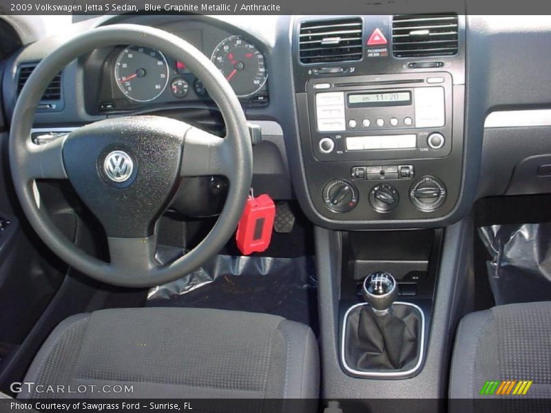 Blue Graphite Metallic / Anthracite 2009 Volkswagen Jetta S Sedan