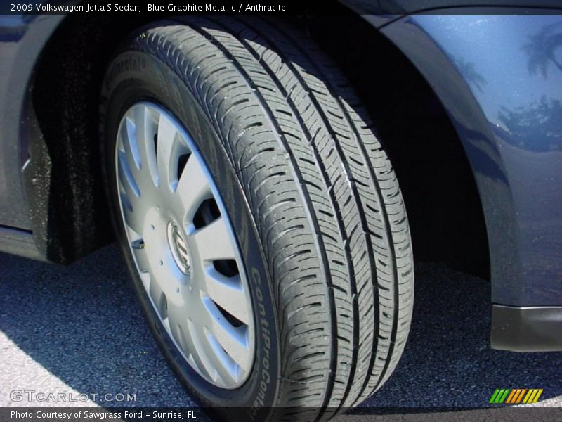 Blue Graphite Metallic / Anthracite 2009 Volkswagen Jetta S Sedan