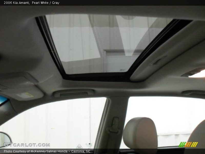 Pearl White / Gray 2006 Kia Amanti