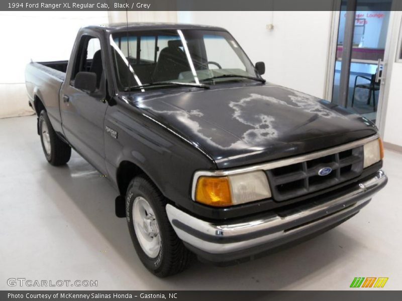 Black / Grey 1994 Ford Ranger XL Regular Cab