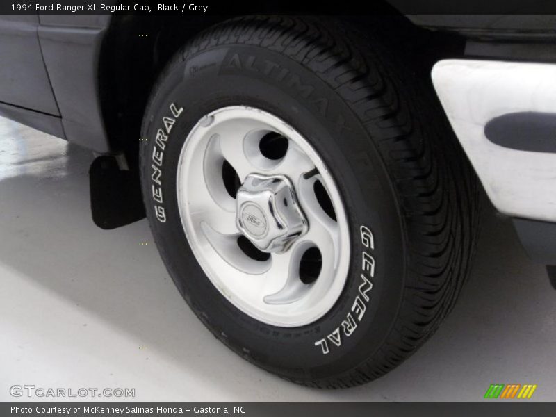 Black / Grey 1994 Ford Ranger XL Regular Cab