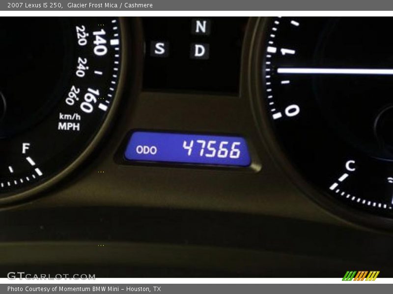 Glacier Frost Mica / Cashmere 2007 Lexus IS 250