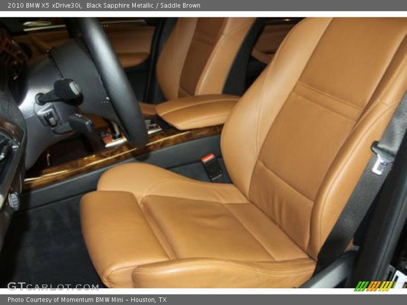 Black Sapphire Metallic / Saddle Brown 2010 BMW X5 xDrive30i
