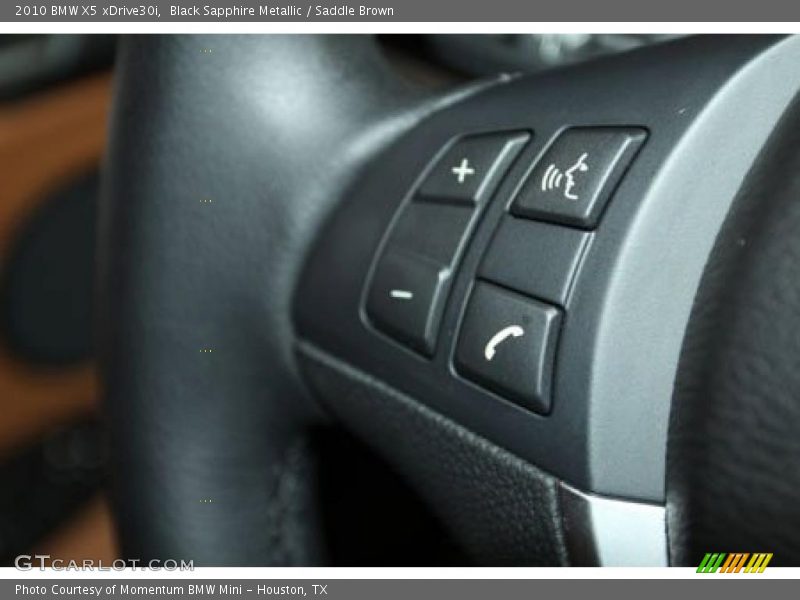 Black Sapphire Metallic / Saddle Brown 2010 BMW X5 xDrive30i