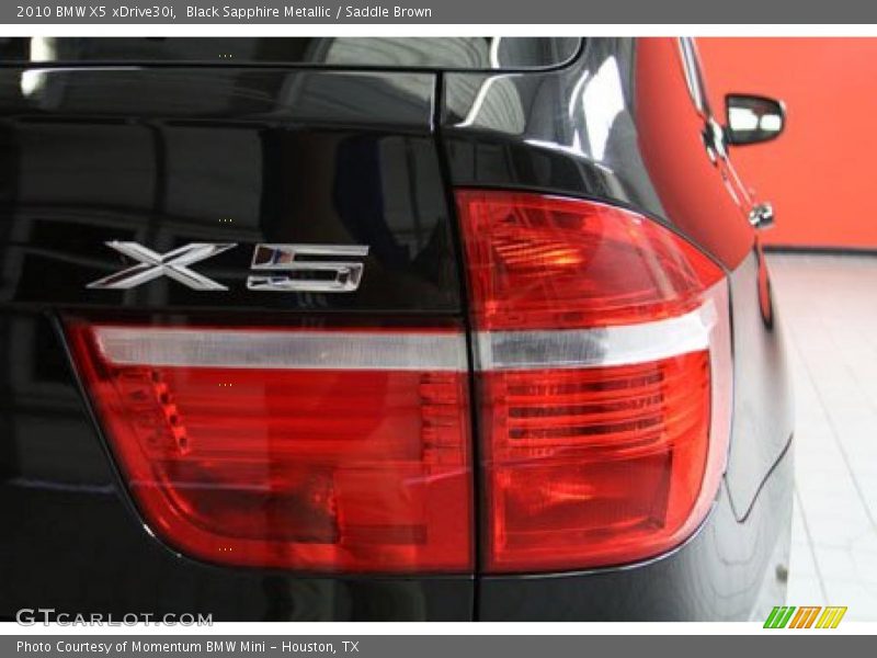 Black Sapphire Metallic / Saddle Brown 2010 BMW X5 xDrive30i