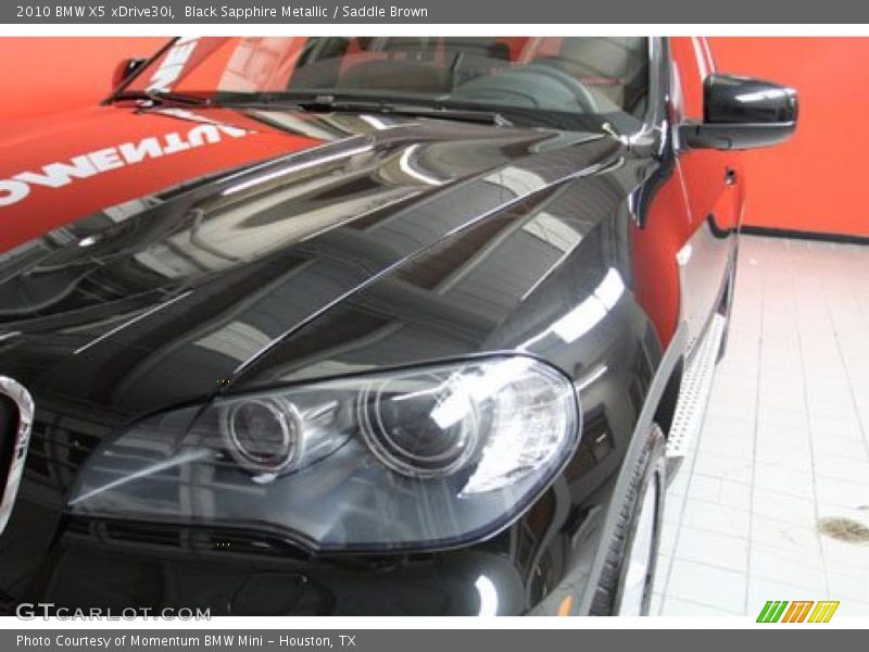 Black Sapphire Metallic / Saddle Brown 2010 BMW X5 xDrive30i