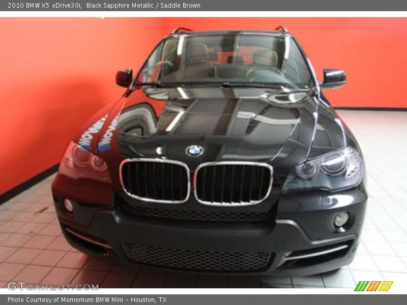 Black Sapphire Metallic / Saddle Brown 2010 BMW X5 xDrive30i