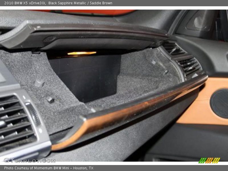 Black Sapphire Metallic / Saddle Brown 2010 BMW X5 xDrive30i
