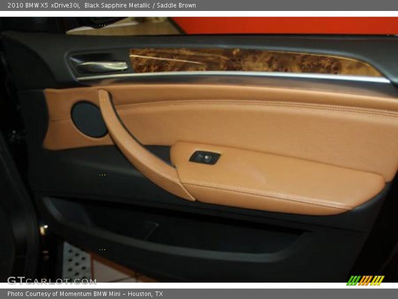 Black Sapphire Metallic / Saddle Brown 2010 BMW X5 xDrive30i