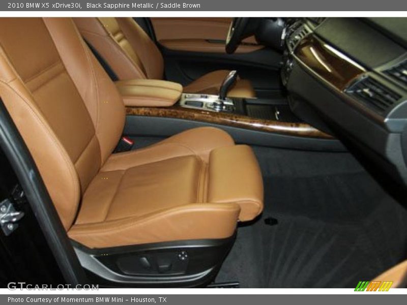 Black Sapphire Metallic / Saddle Brown 2010 BMW X5 xDrive30i
