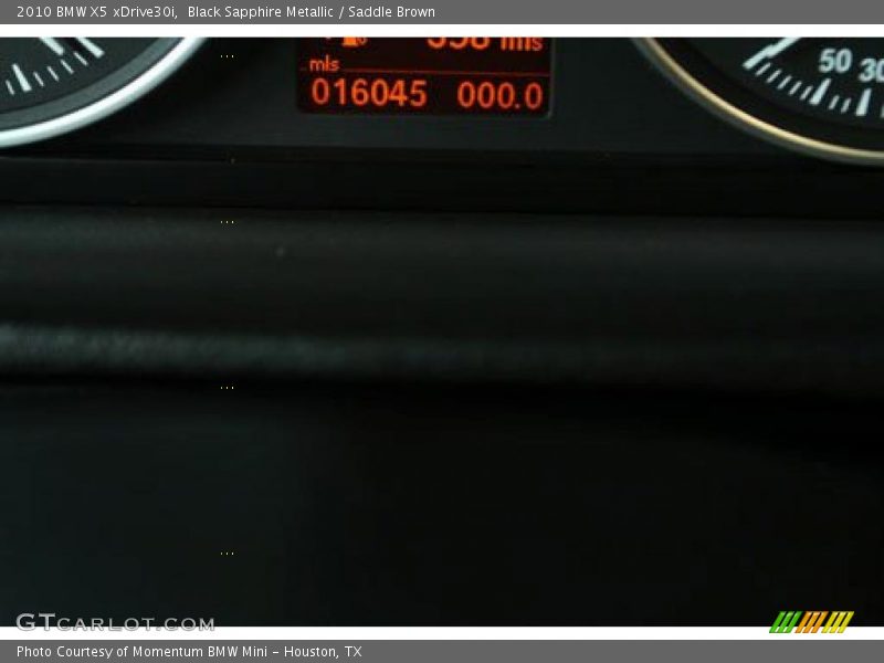 Black Sapphire Metallic / Saddle Brown 2010 BMW X5 xDrive30i