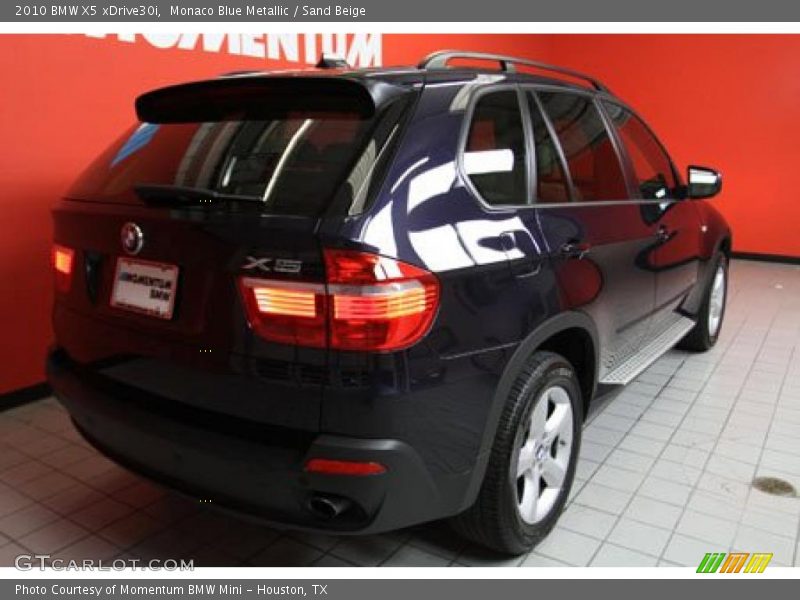 Monaco Blue Metallic / Sand Beige 2010 BMW X5 xDrive30i