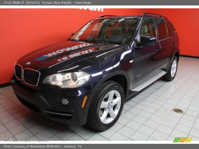 Monaco Blue Metallic / Sand Beige 2010 BMW X5 xDrive30i