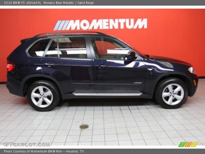 Monaco Blue Metallic / Sand Beige 2010 BMW X5 xDrive30i