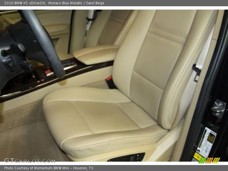 Monaco Blue Metallic / Sand Beige 2010 BMW X5 xDrive30i