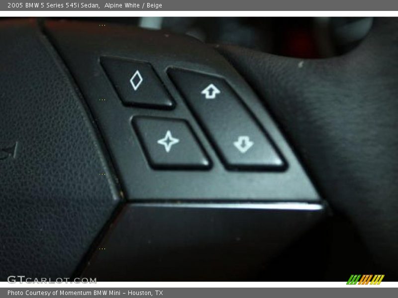 Alpine White / Beige 2005 BMW 5 Series 545i Sedan