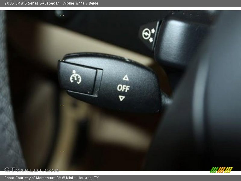 Alpine White / Beige 2005 BMW 5 Series 545i Sedan