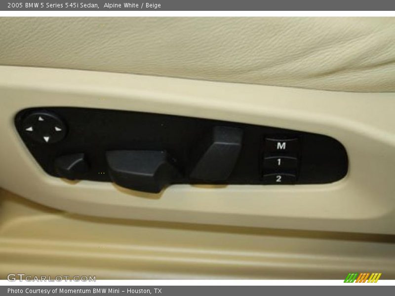 Alpine White / Beige 2005 BMW 5 Series 545i Sedan