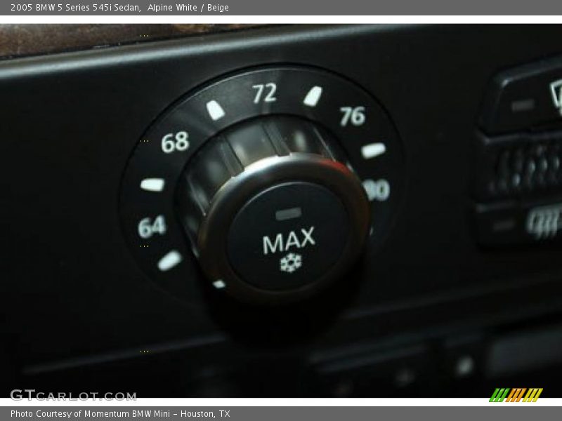 Alpine White / Beige 2005 BMW 5 Series 545i Sedan