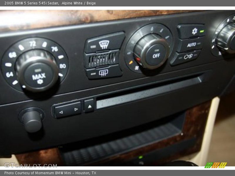 Alpine White / Beige 2005 BMW 5 Series 545i Sedan