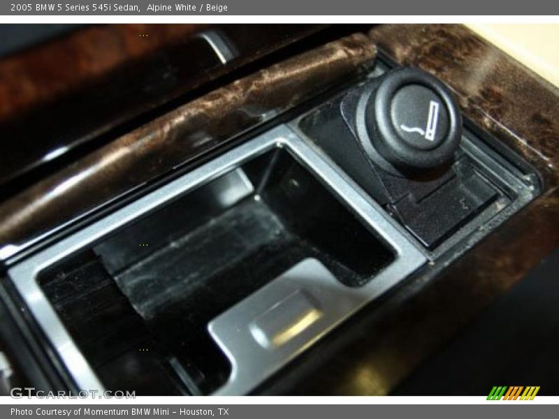 Alpine White / Beige 2005 BMW 5 Series 545i Sedan