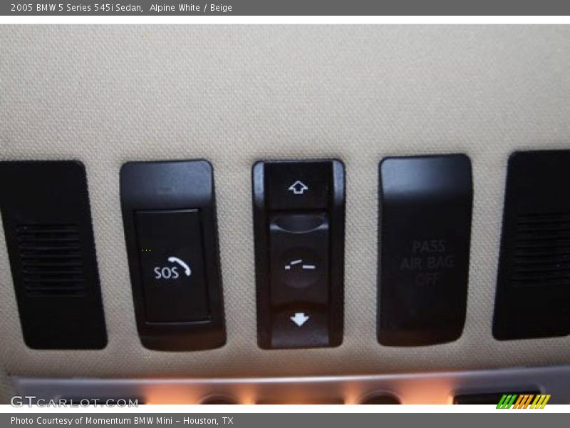 Alpine White / Beige 2005 BMW 5 Series 545i Sedan