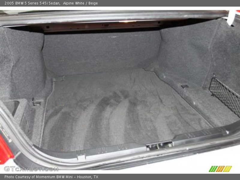 Alpine White / Beige 2005 BMW 5 Series 545i Sedan