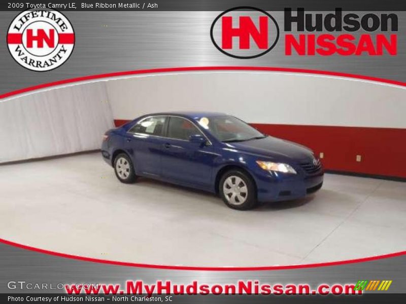 Blue Ribbon Metallic / Ash 2009 Toyota Camry LE
