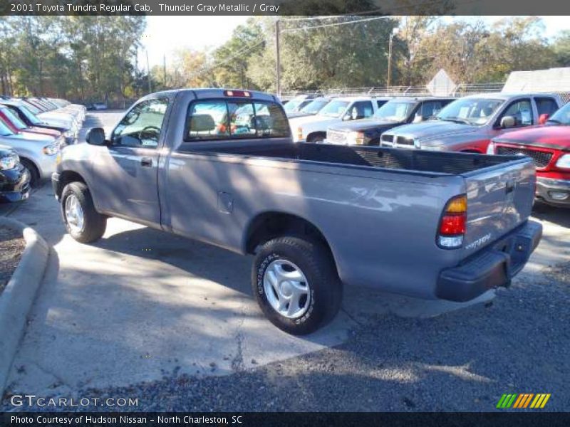 Thunder Gray Metallic / Gray 2001 Toyota Tundra Regular Cab