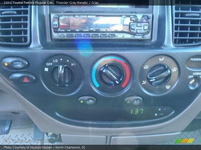 Thunder Gray Metallic / Gray 2001 Toyota Tundra Regular Cab
