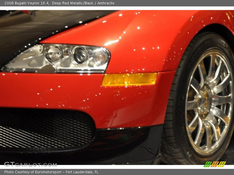 Deep Red Metallic/Black / Anthracite 2008 Bugatti Veyron 16.4