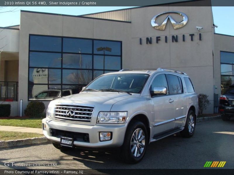 Silver Indulgence / Graphite 2010 Infiniti QX 56 4WD
